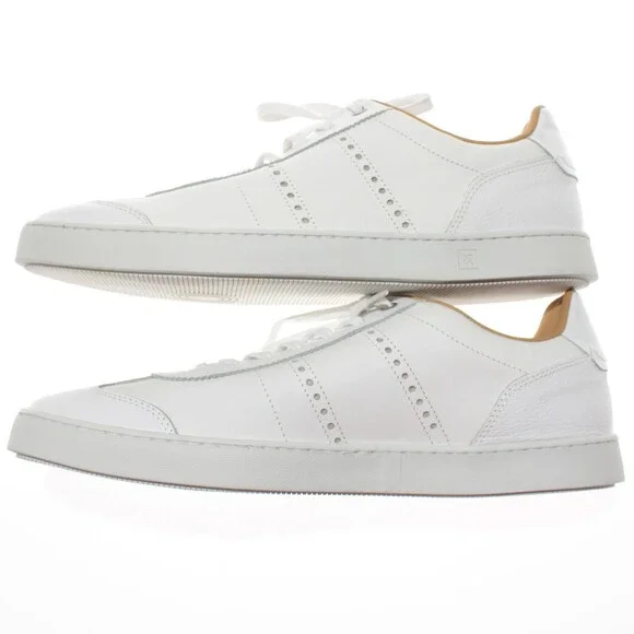 Rubirosa NWB Judy Casual Lace Up Sneakers Size 45 (US 12) in Solid White Leather